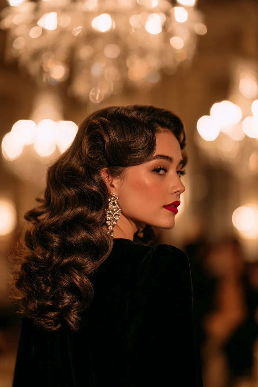 26 timeless retro curl glamour 1