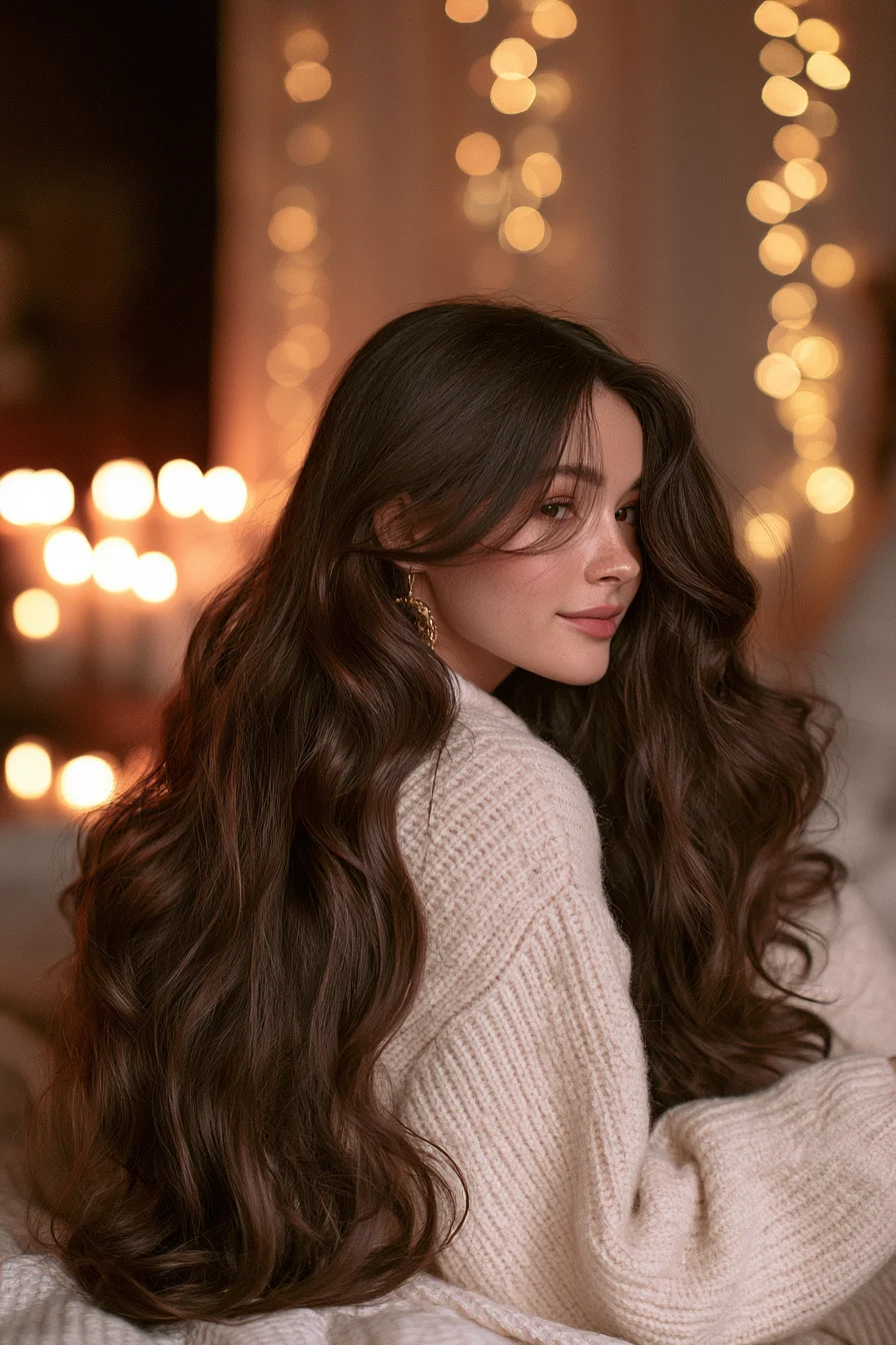 27 Cozy Hairstyles For Comfy Chic Style 27 dreamy romantic wave style 1