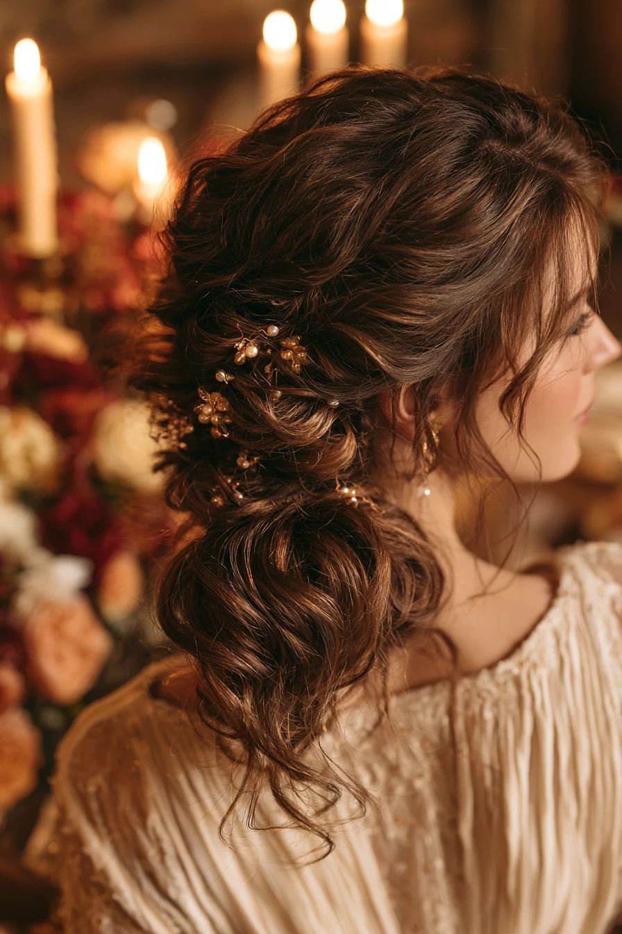 27 romantic textured autumn updo 1