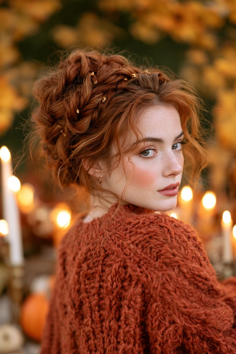 3 enchanting autumn braided updo 1