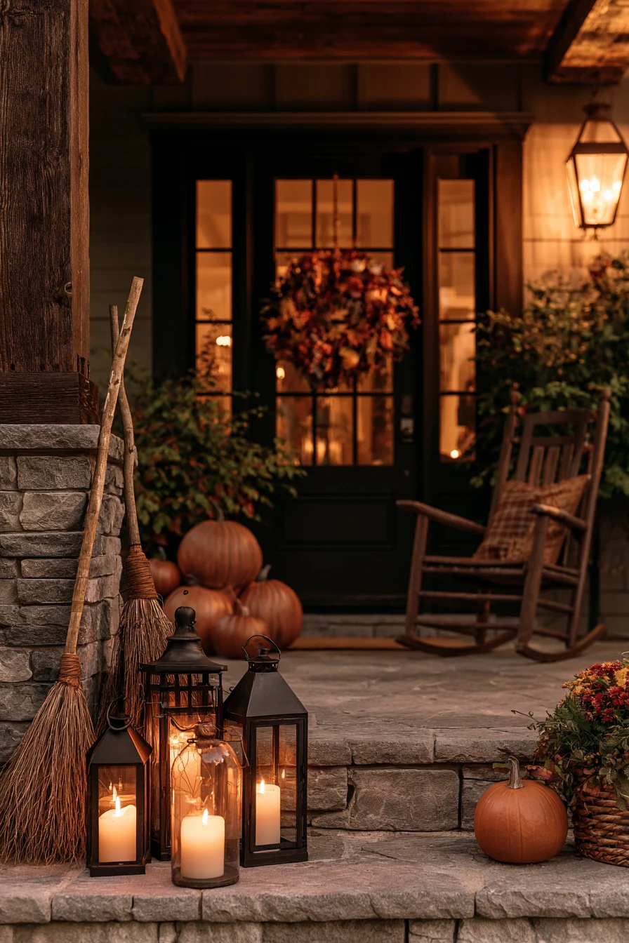 27 Budget Friendly Outdoor Halloween Decor Ideas 3 michaels witch porch enchantment 1