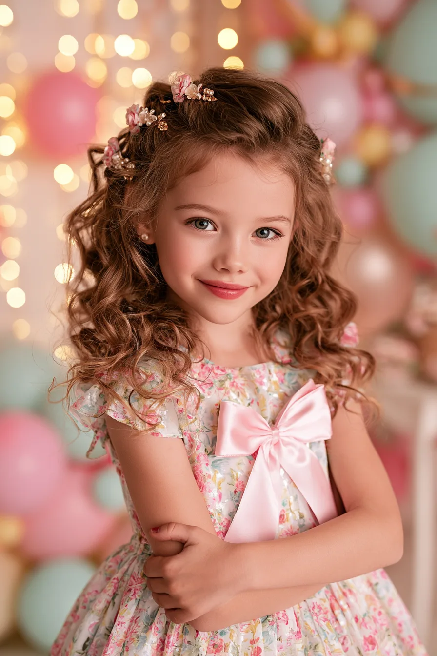 27 Magical Birthday Hairstyles for Kids 3 sweet birthday hair inspiration 1