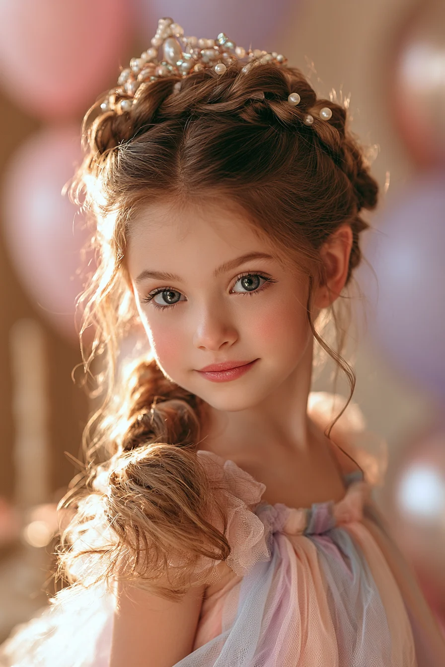 27 Magical Birthday Hairstyles for Kids 4 magical princess birthday styles 1