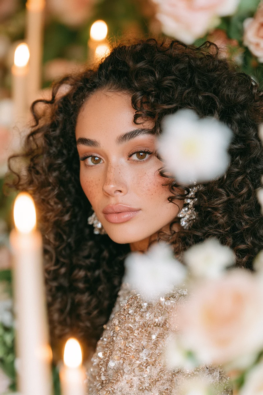 5 glamorous bouncy wedding curls