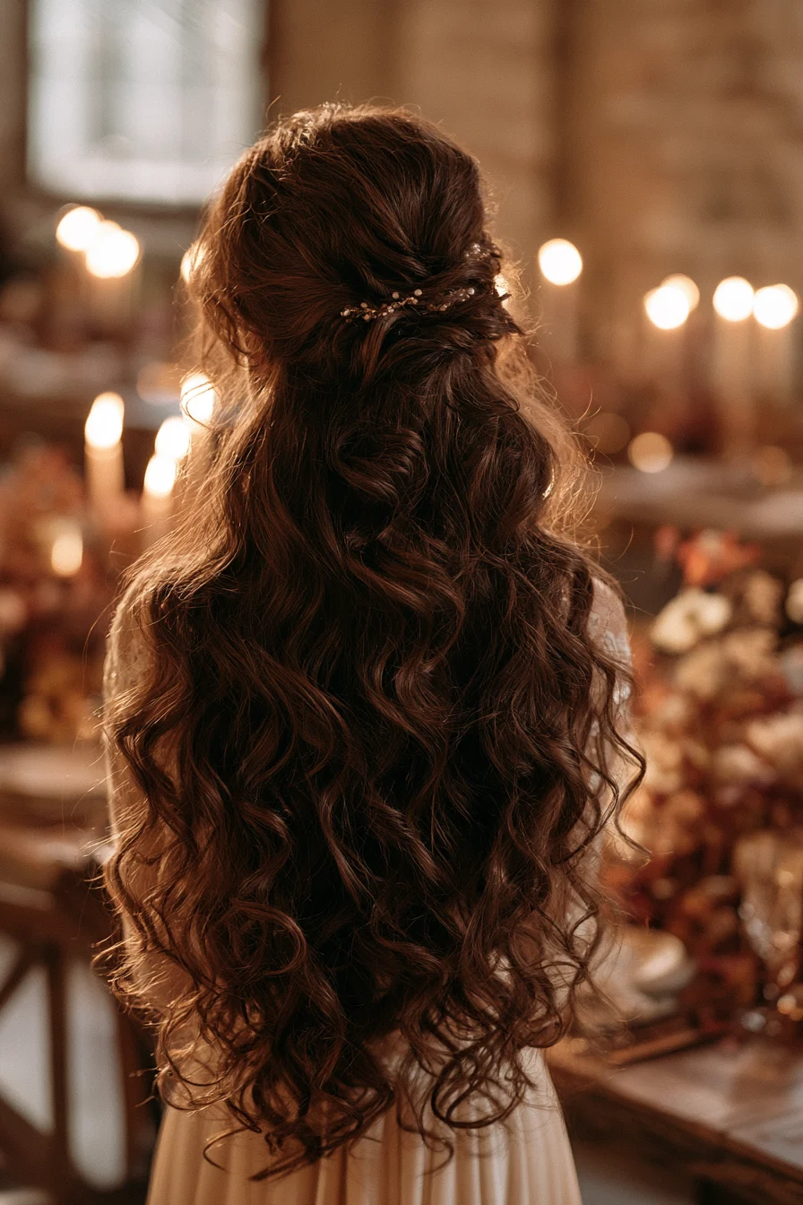 5 romantic full half updo 1