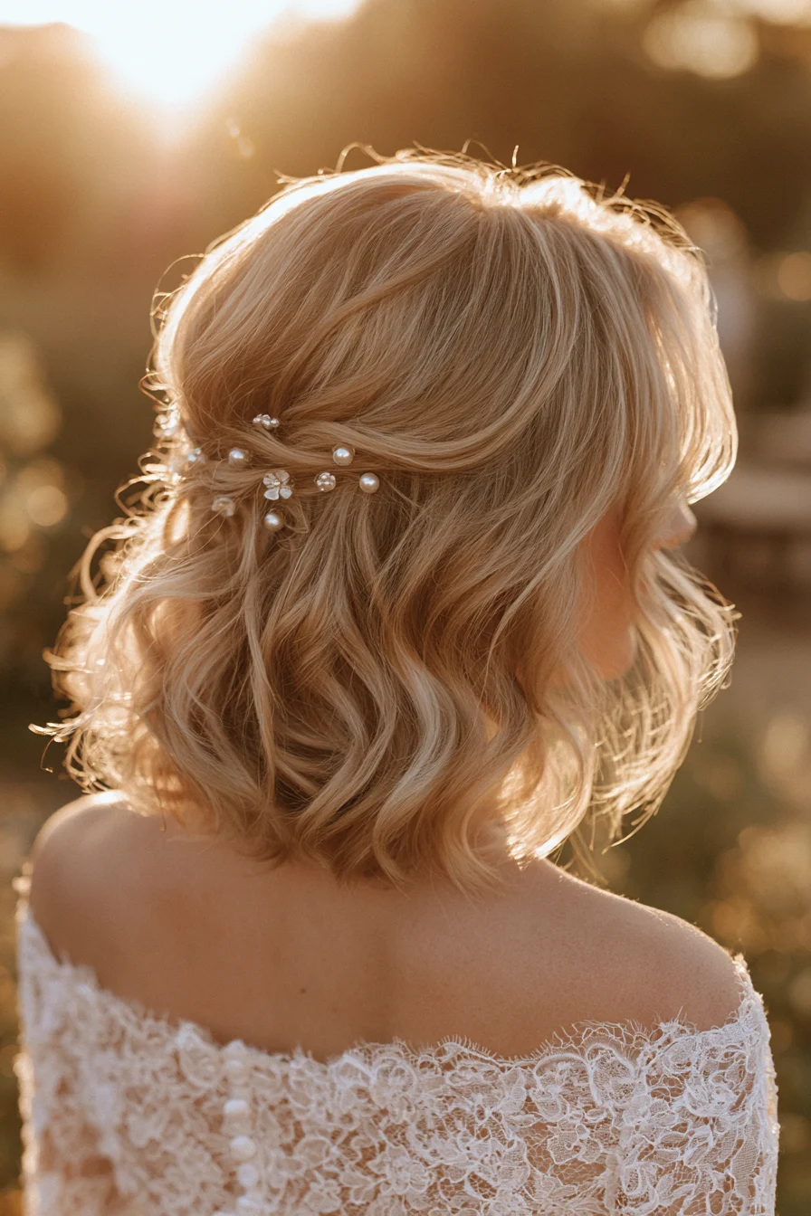 5 whimsical half up bob