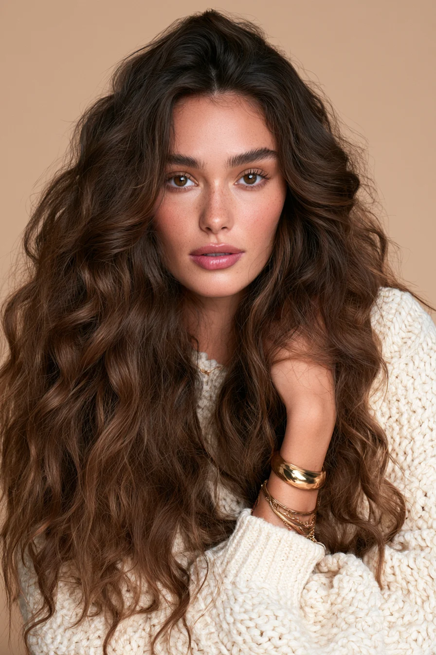 27 Cozy Hairstyles For Comfy Chic Style 6 luminous loose curl style 1