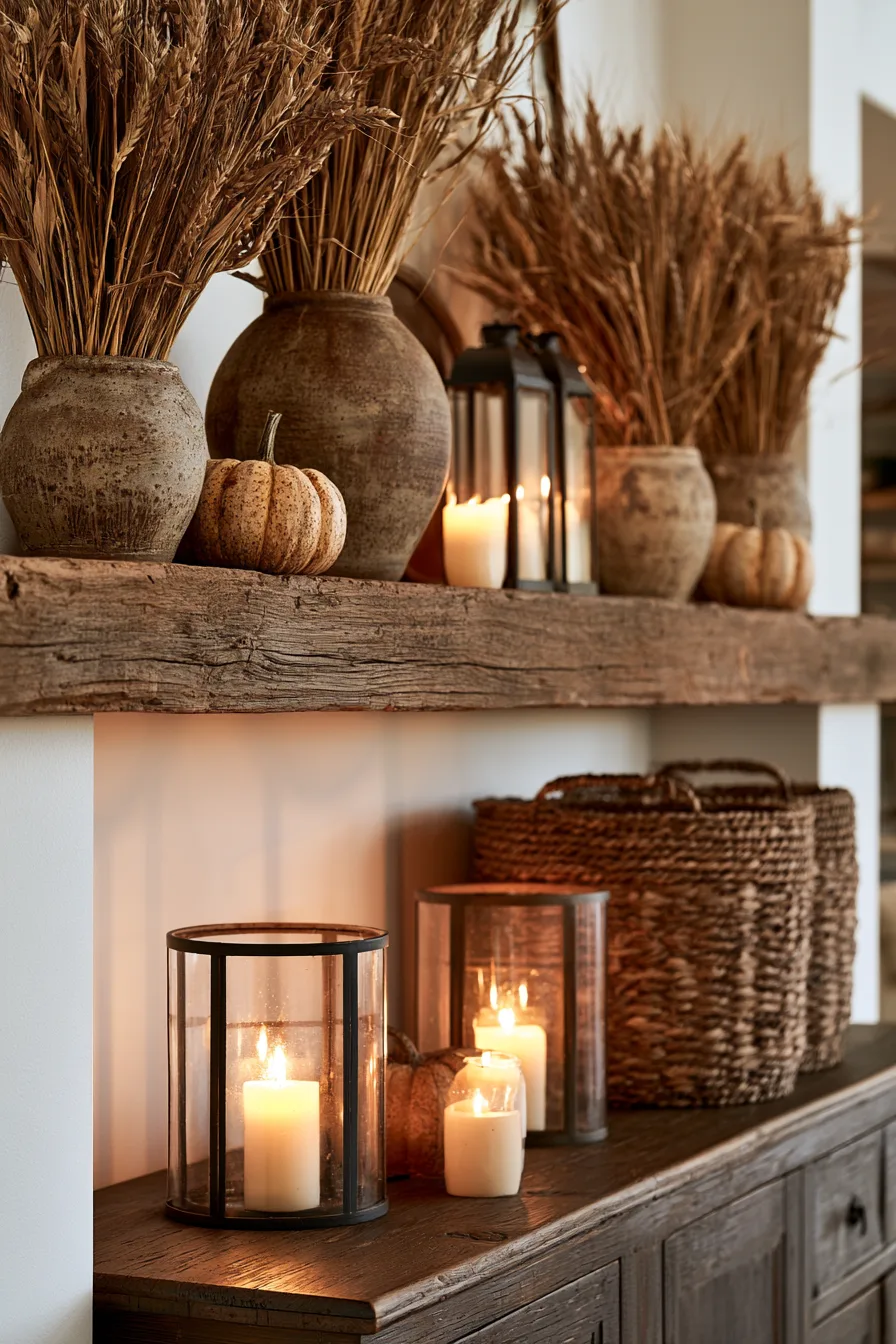 7 rustic crate barrel mantle 1