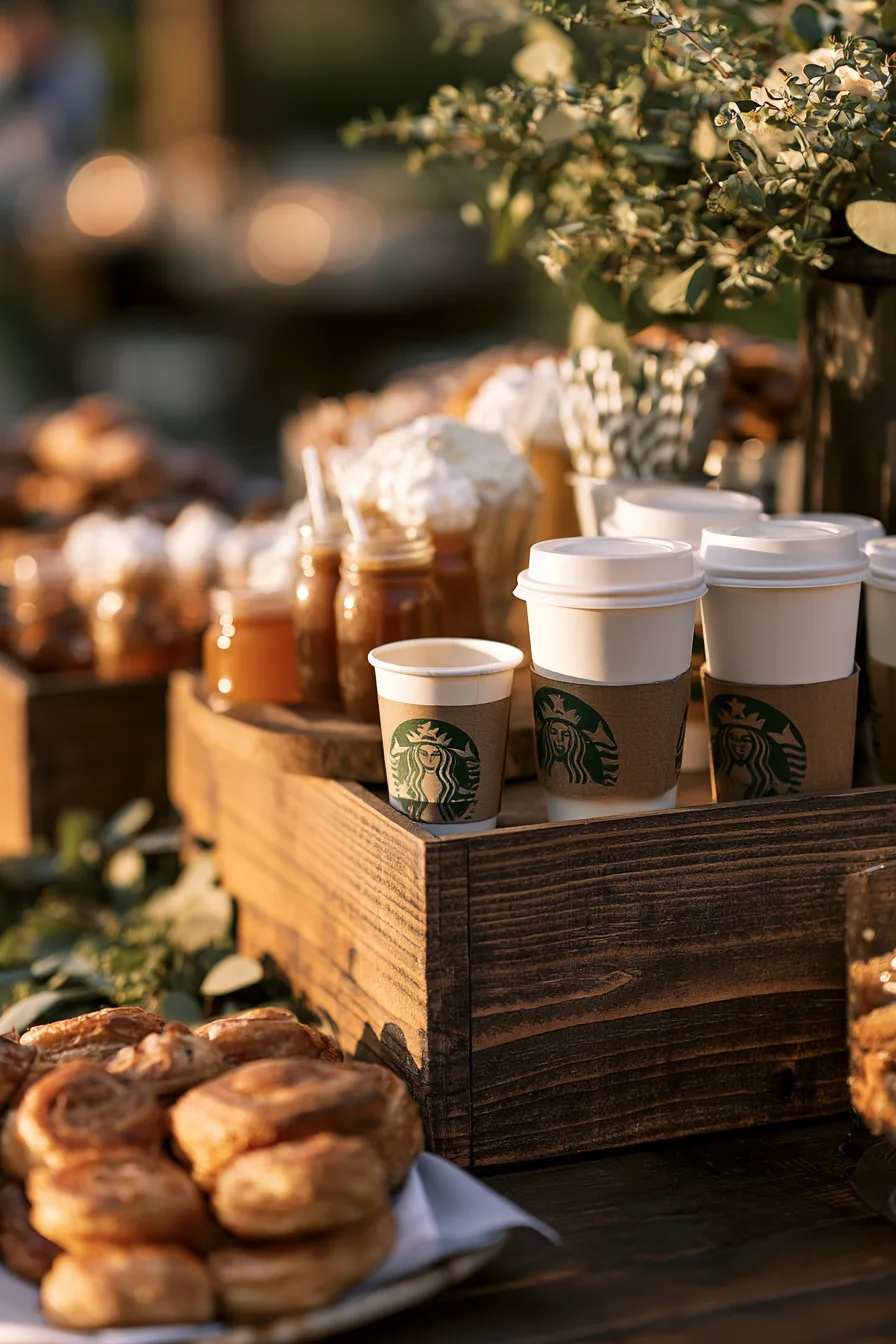 27 Modern Morning Wedding Ideas 8 dreamy wedding coffee station 1
