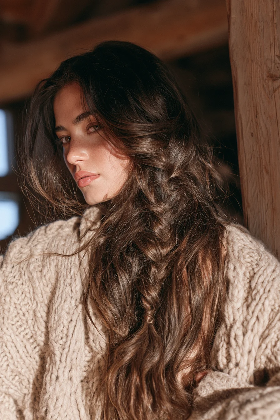 27 Cozy Hairstyles For Comfy Chic Style 8 soft french braid beauty 1