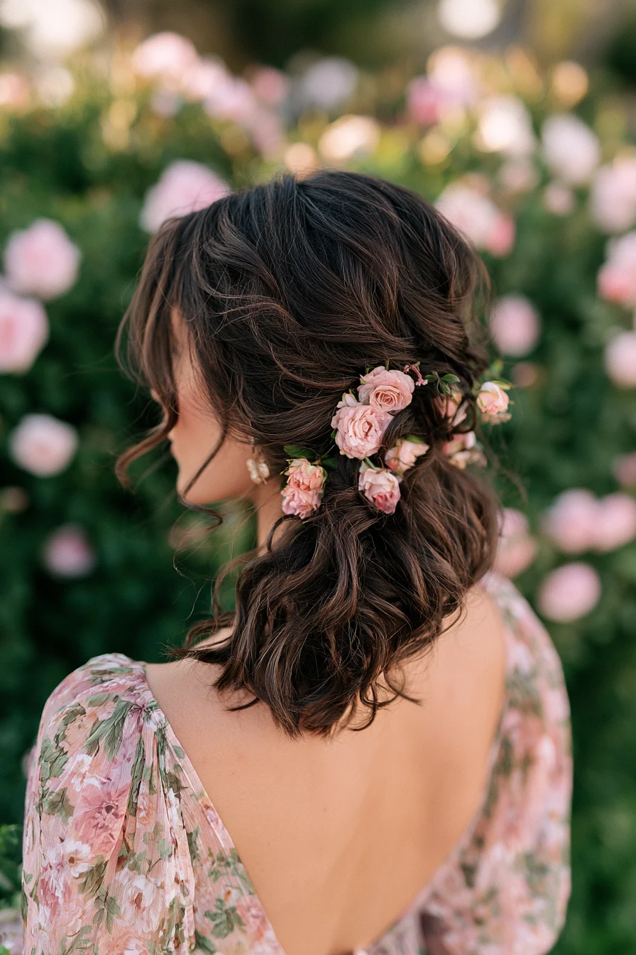 9 delicate garden hair accents