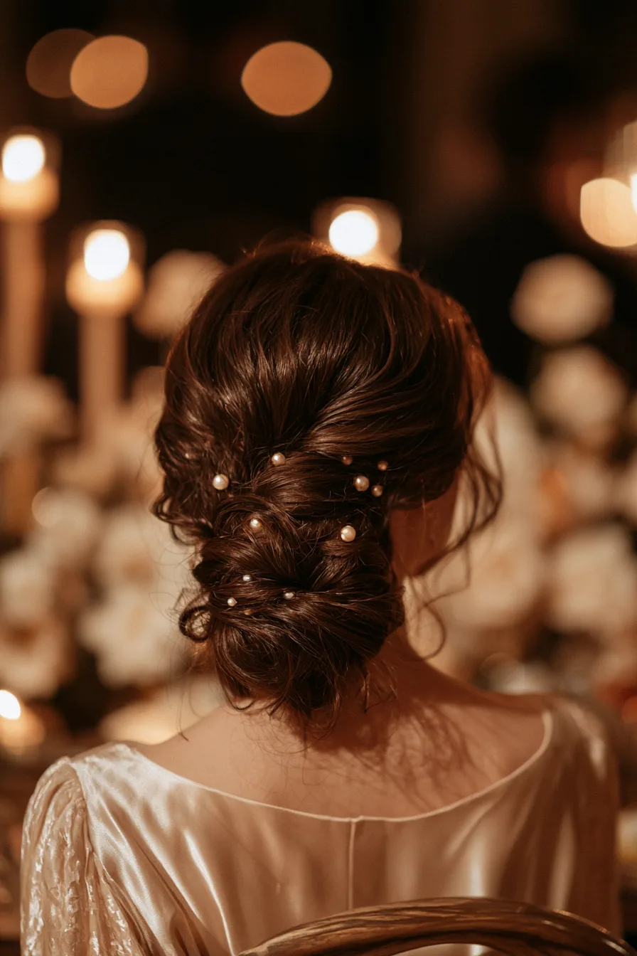 9 elegant twisted chignon look 1