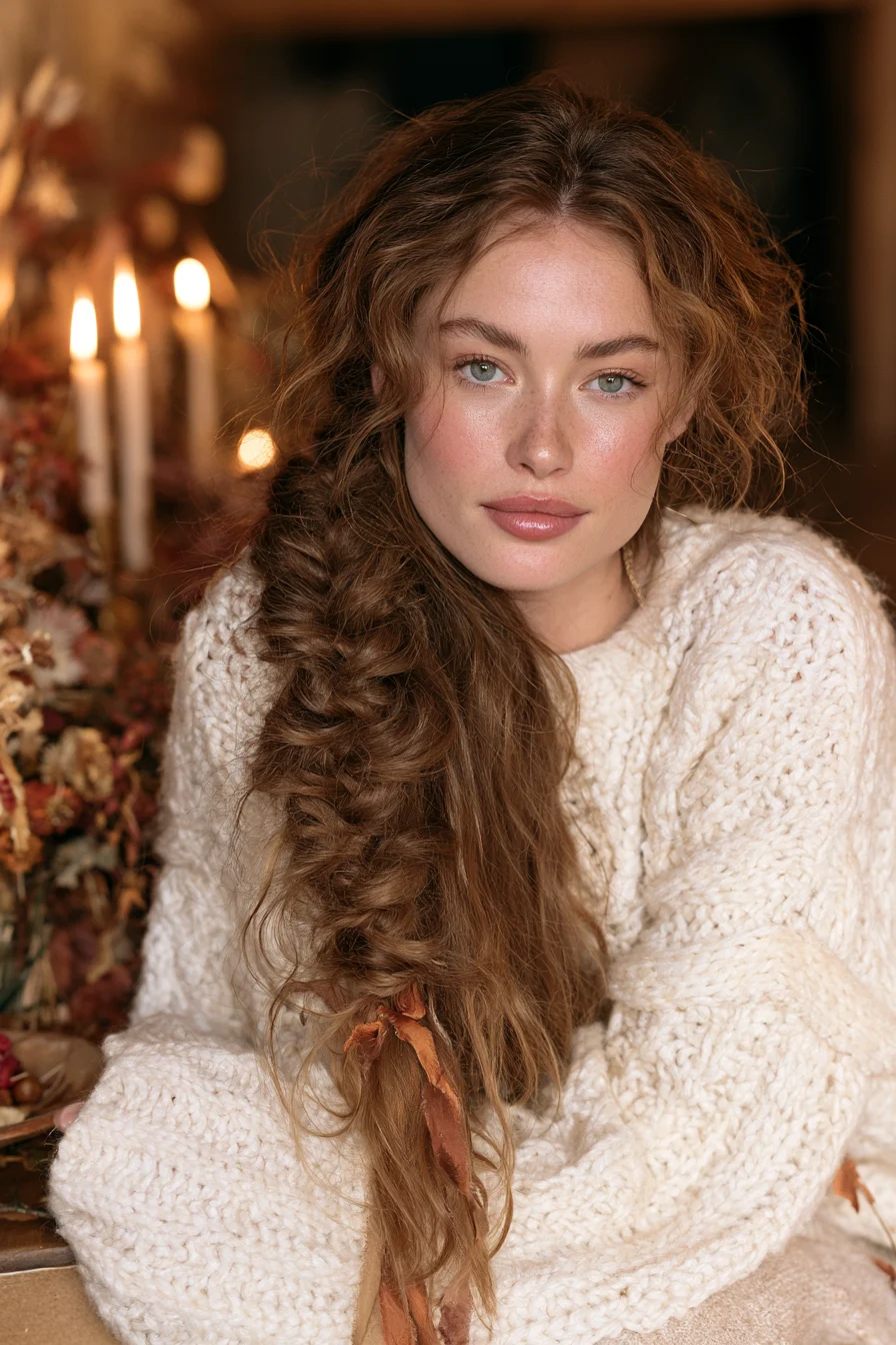 9 romantic swept side braid 1