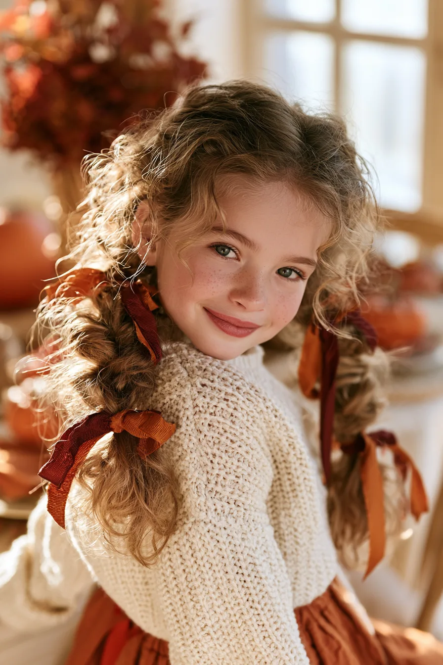 1 festive braided pigtail hairstyle for kids 1