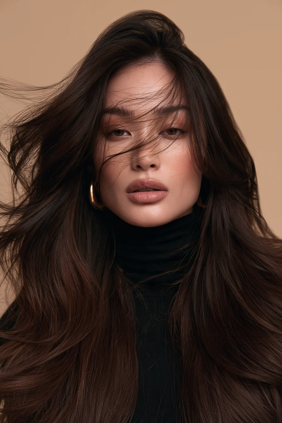 1 gorgeous flowing layered hair