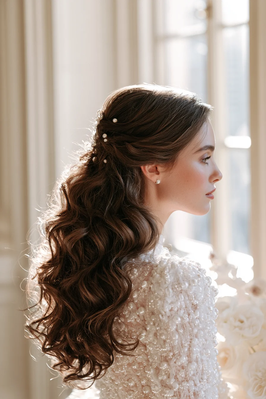 1 graceful bridal hair with romantic volume
