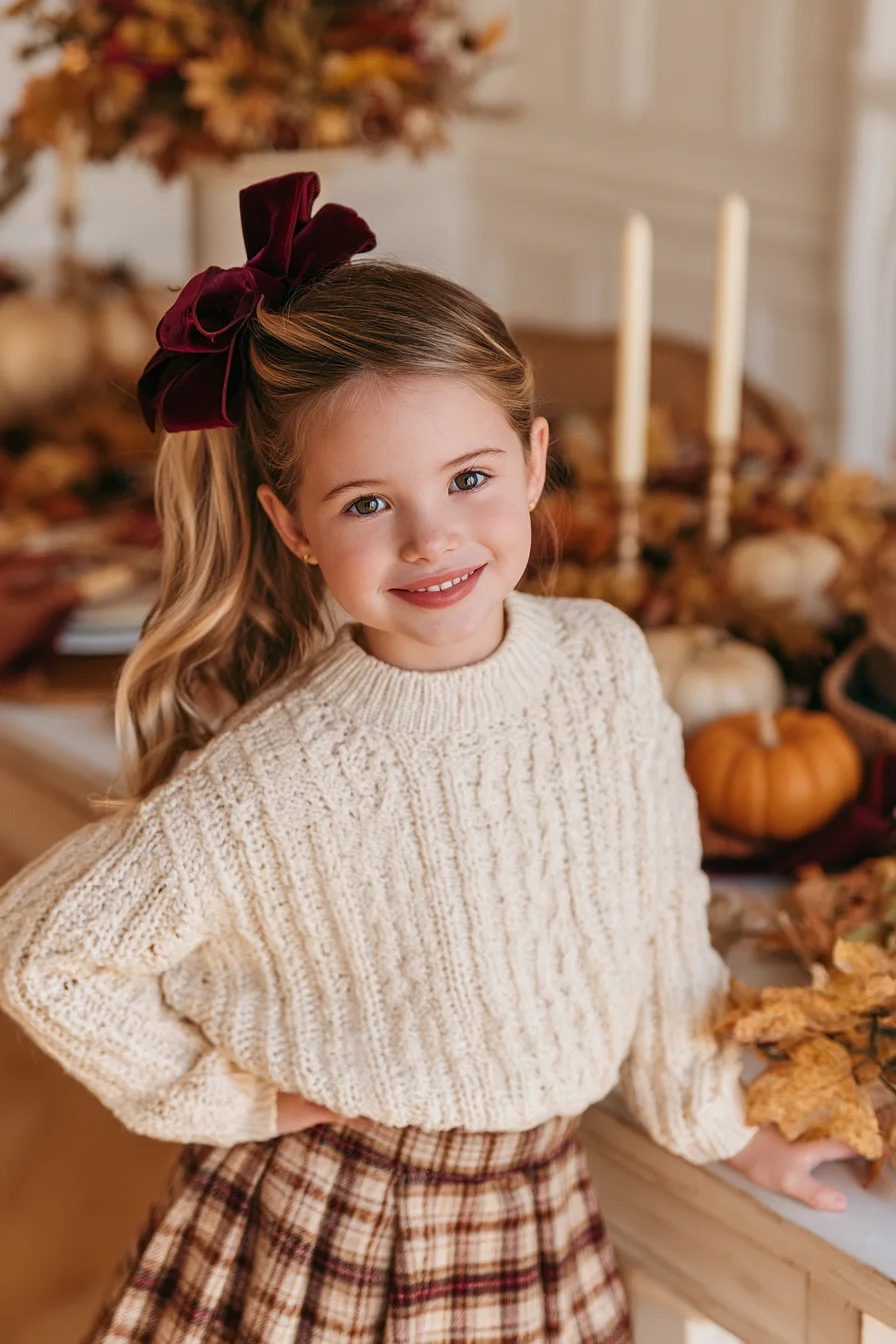 10 gorgeous holiday bow ponytail 1