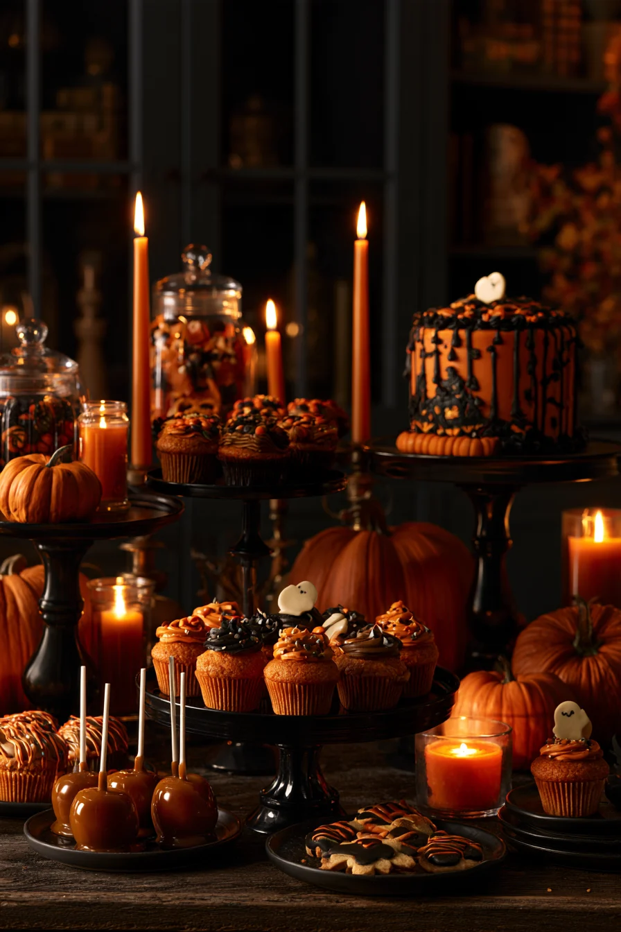 27 Halloween Party Ideas For Spooky Fun 10 sweet halloween dessert table inspiration 1
