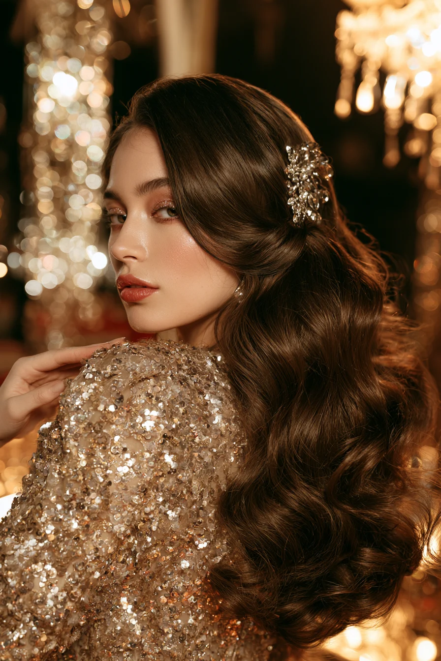 27 Birthday Hairstyles That Will Make You Feel Extra Special on Your Big Day 11 dramatic birthday glam hairstyle 1