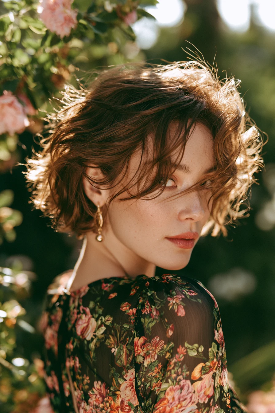 27 Sophisticated Wedding Guest Hairstyles for Any Dress 11 textured short hair for wedding guests 1