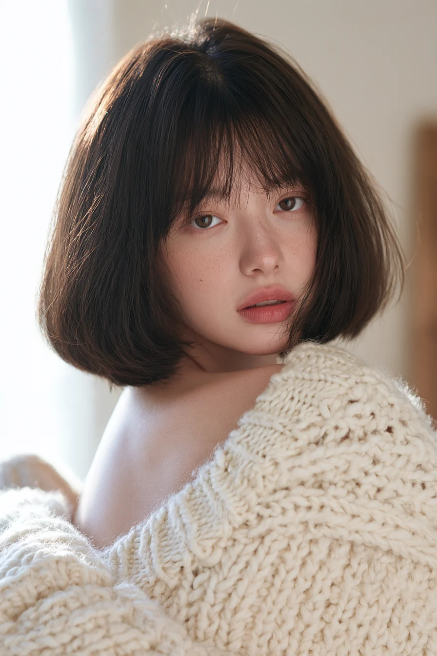 13 cute rounded korean bob inspiration