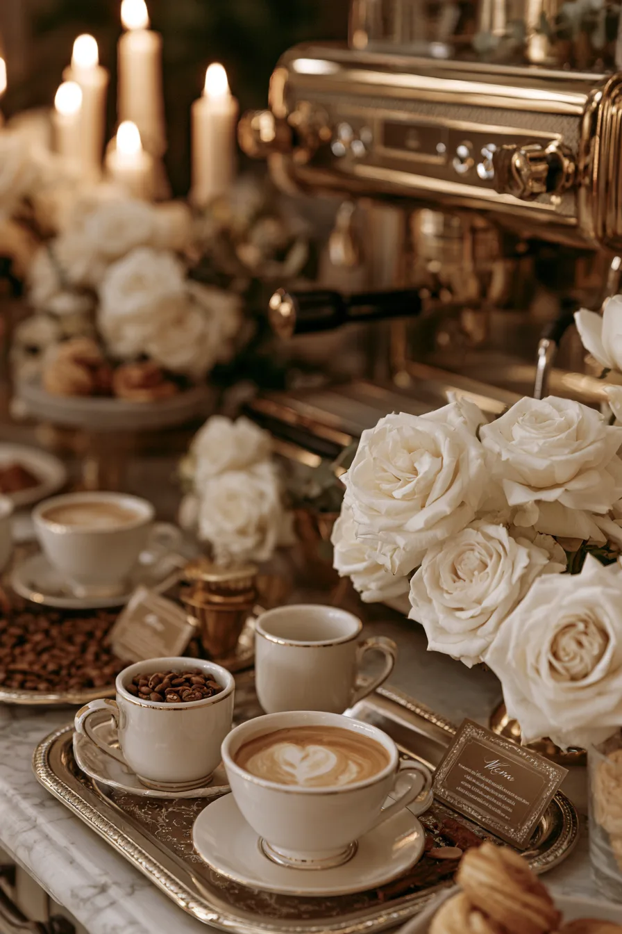 15 gorgeous floral coffee station