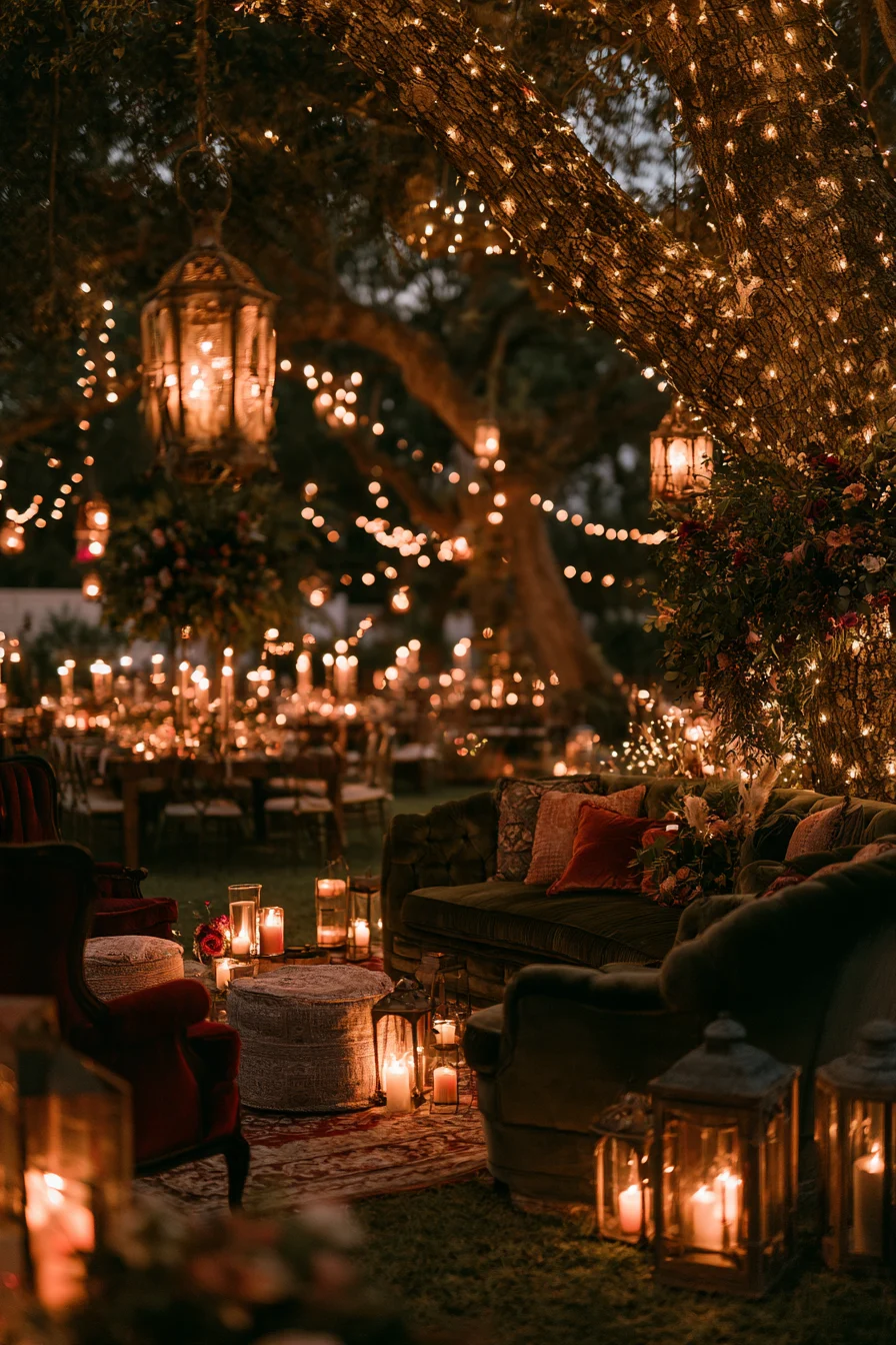 27 Haunted Wedding Ideas That Feel Magical 16 dreamy lighting ideas for a haunted celebration 1
