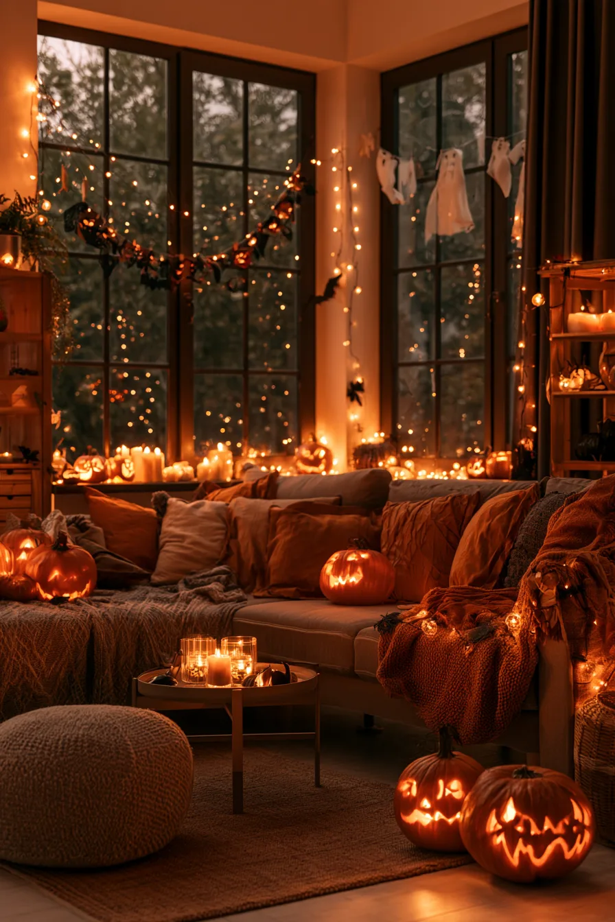 27 Halloween Party Ideas For Spooky Fun 16 magical fairy light decor for halloween 1