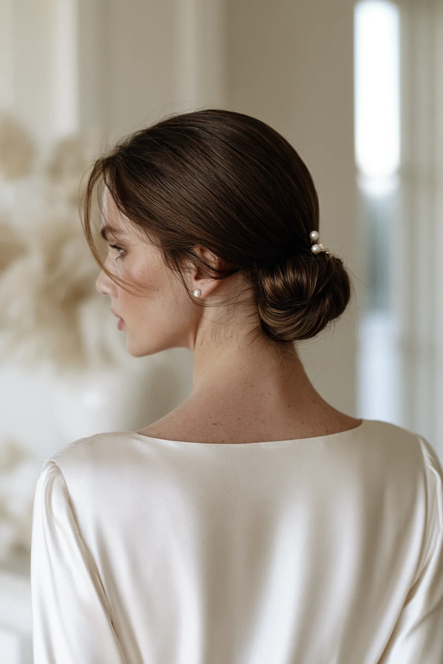 16 understated minimal bridal twist 1