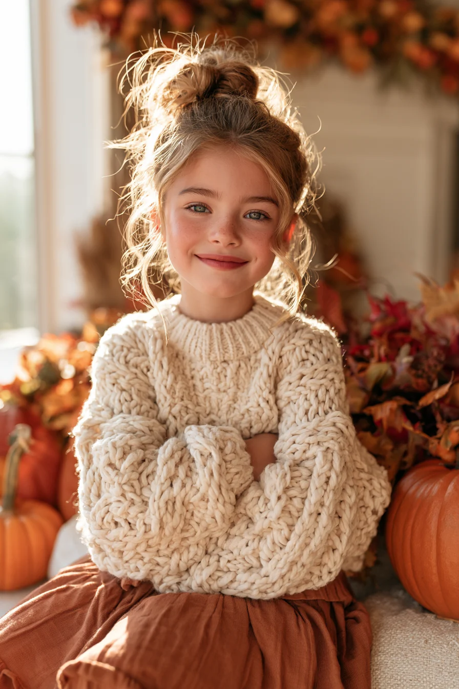 17 relaxed holiday messy bun 1