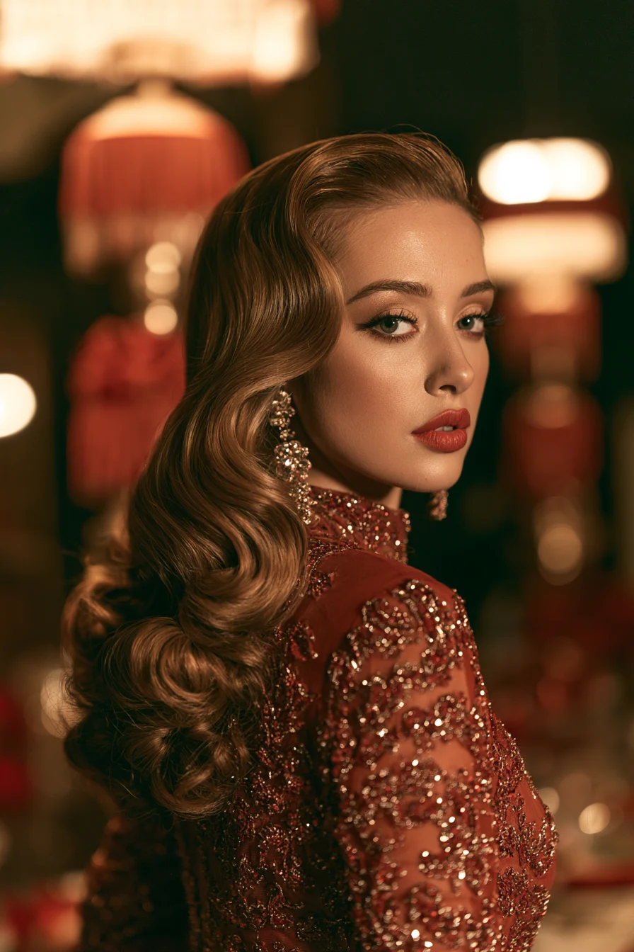 27 Birthday Hairstyles That Will Make You Feel Extra Special on Your Big Day 19 movie star birthday waves