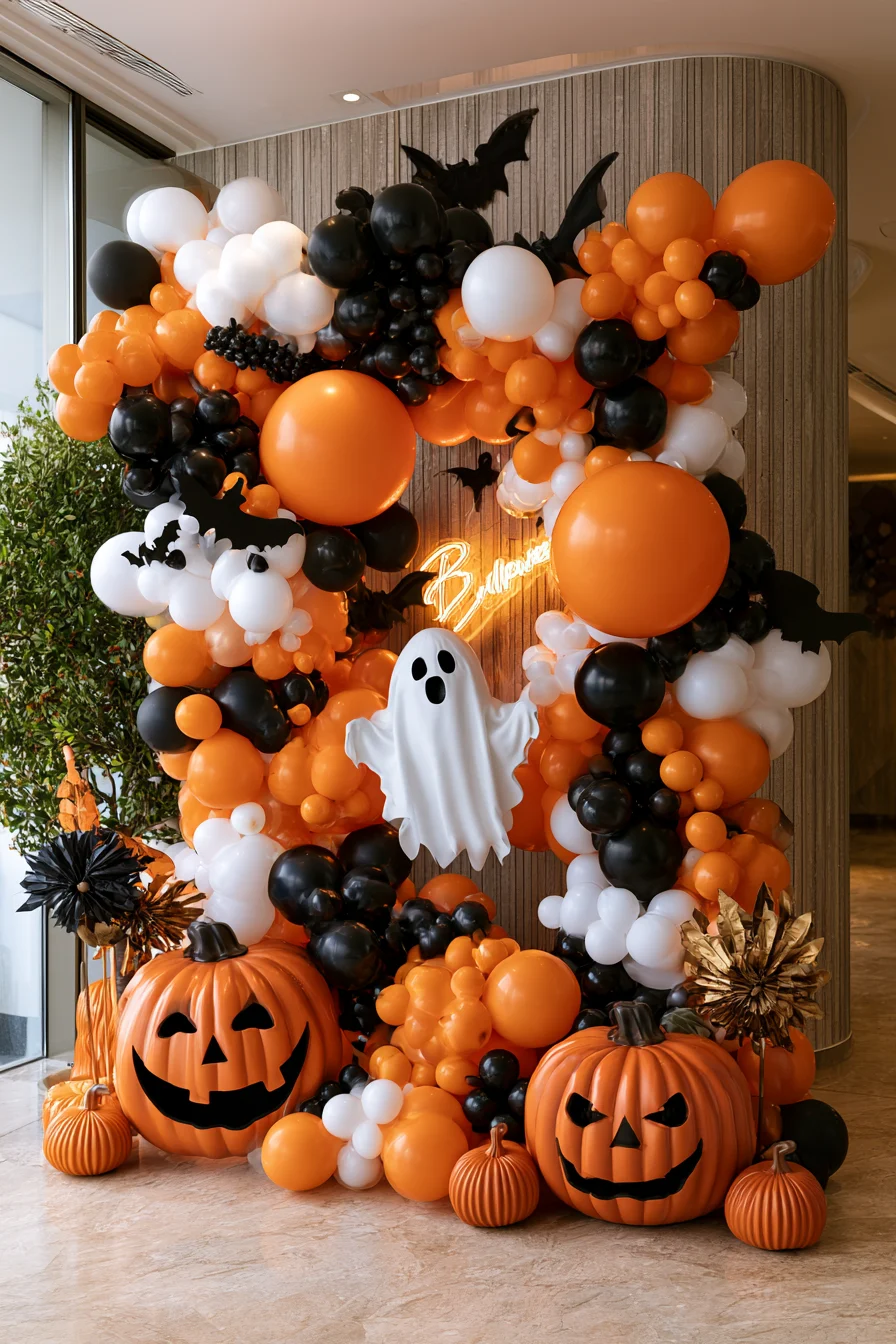 27 Halloween Party Ideas For Spooky Fun 19 playful halloween party photo backdrop ideas 1