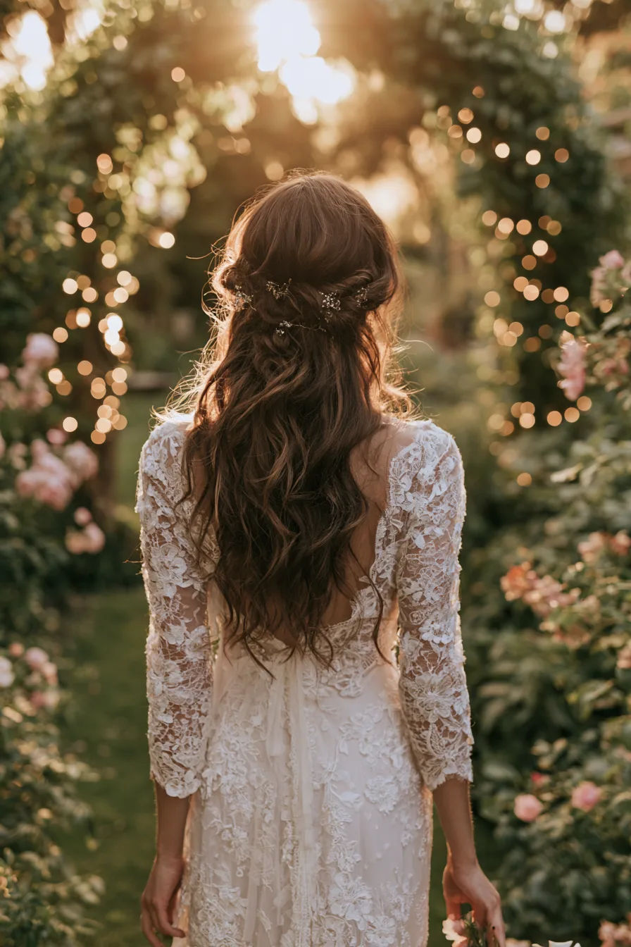 19 whimsical hair ideas for a fairytale bride 1
