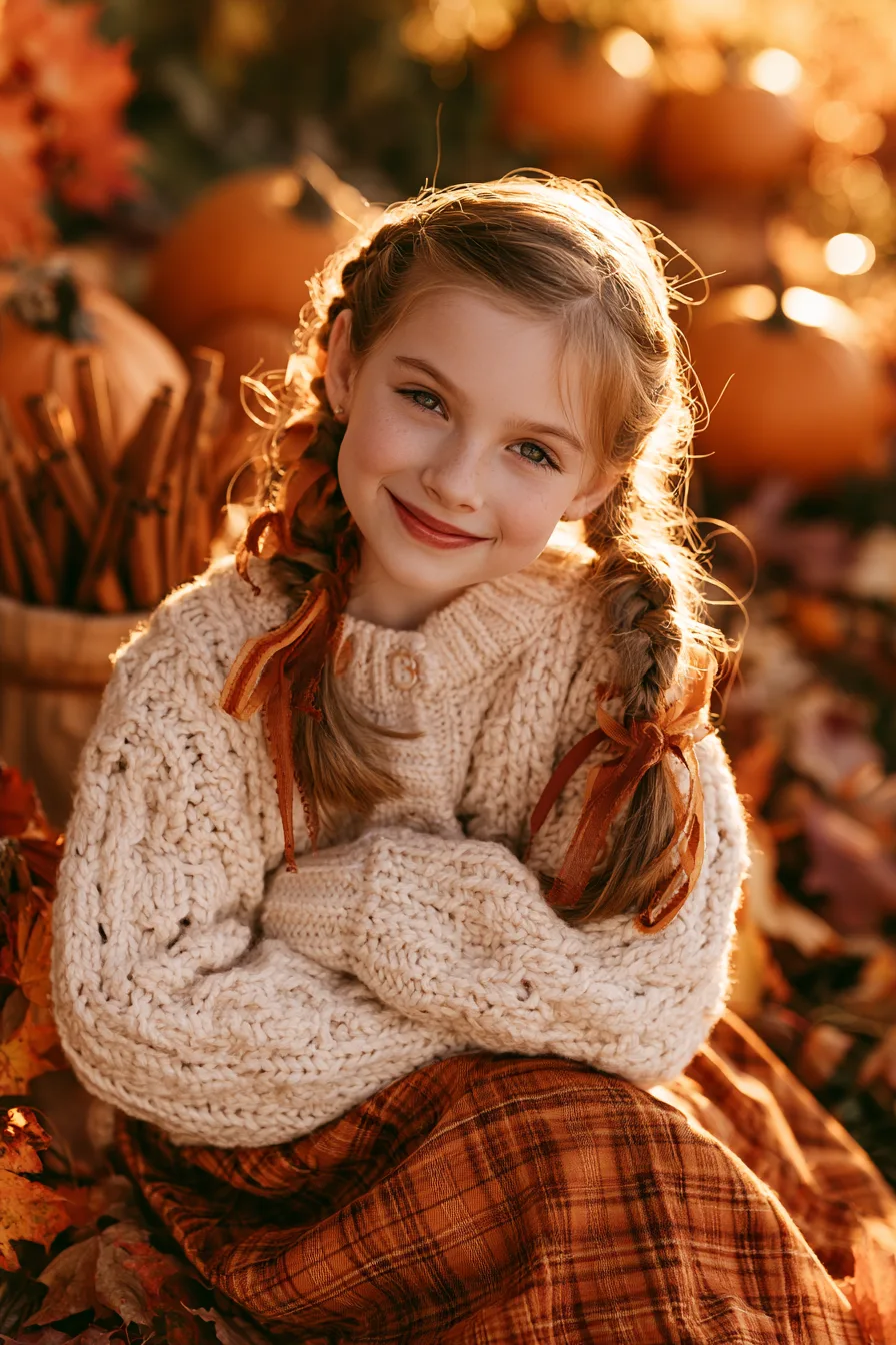2 cozy pumpkin spice braid inspiration 1