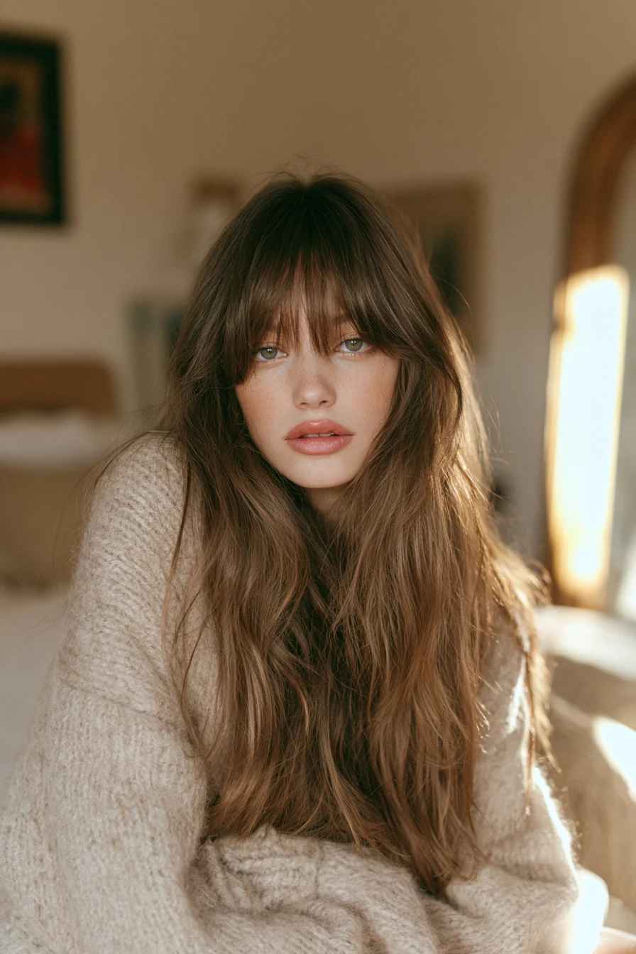 2 soft center parted bangs for teen girls 1