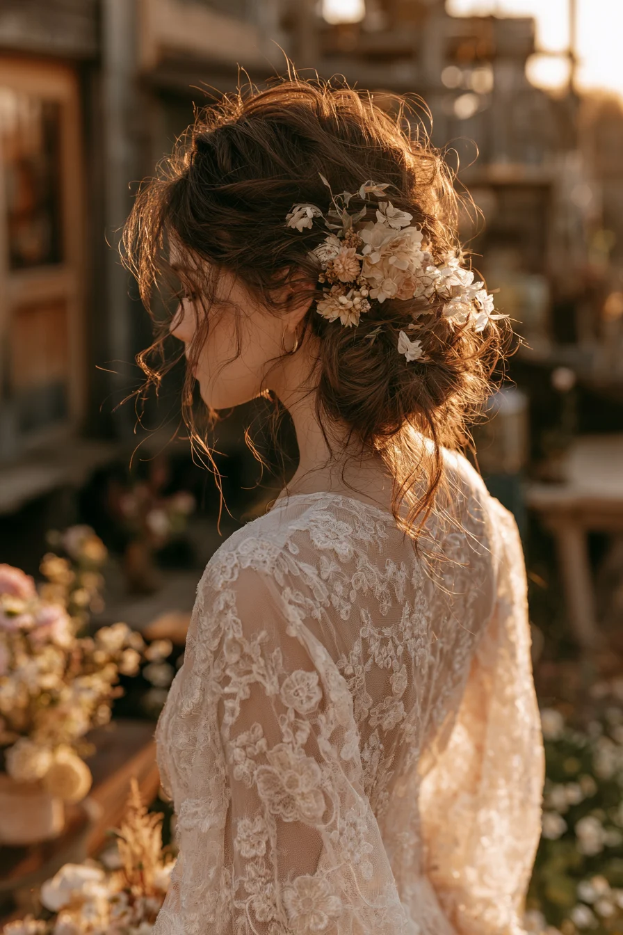 20 bohemian natural bridal hair twist 1