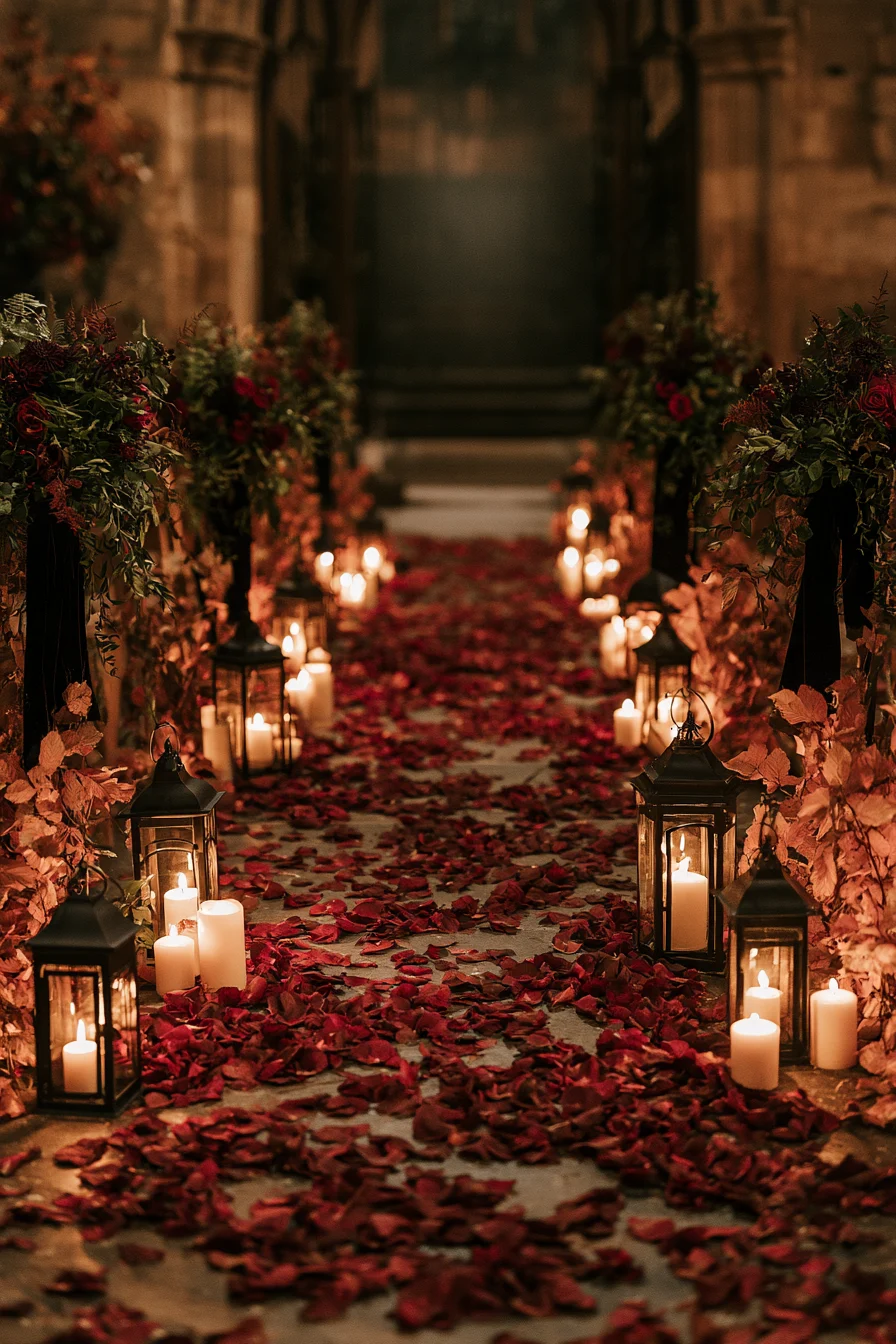 21 enchanting aisle decor for an autumn wedding 1