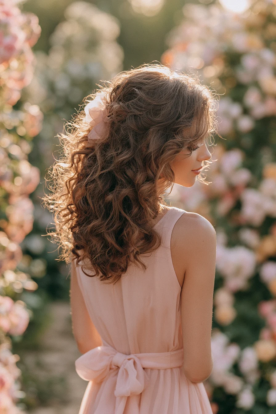 27 Sophisticated Wedding Guest Hairstyles for Any Dress 21 playful curl ideas for wedding guests