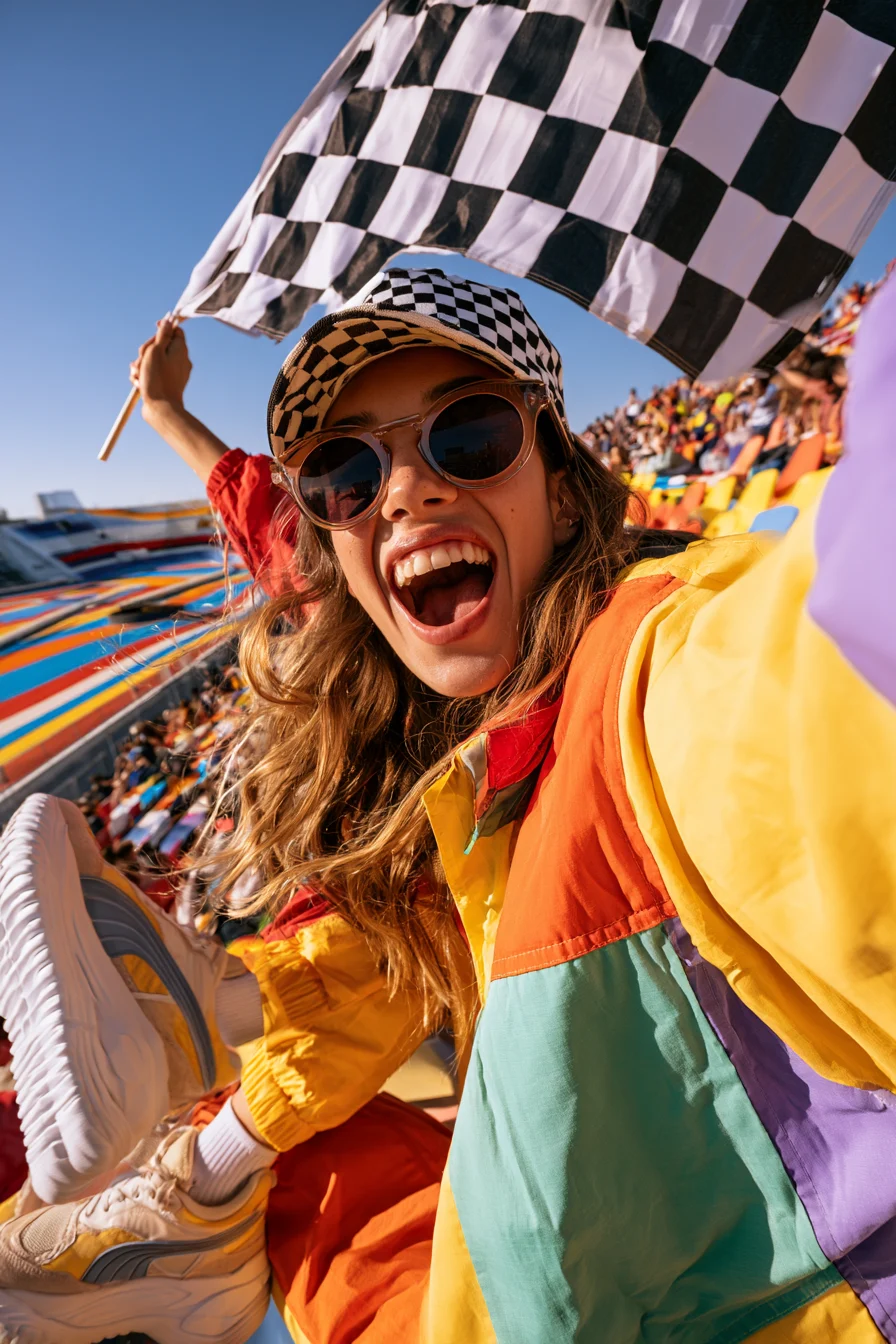 27 Amazing Race Car Driver Costumes 21 vibrant racing supporter look with team spirit 1