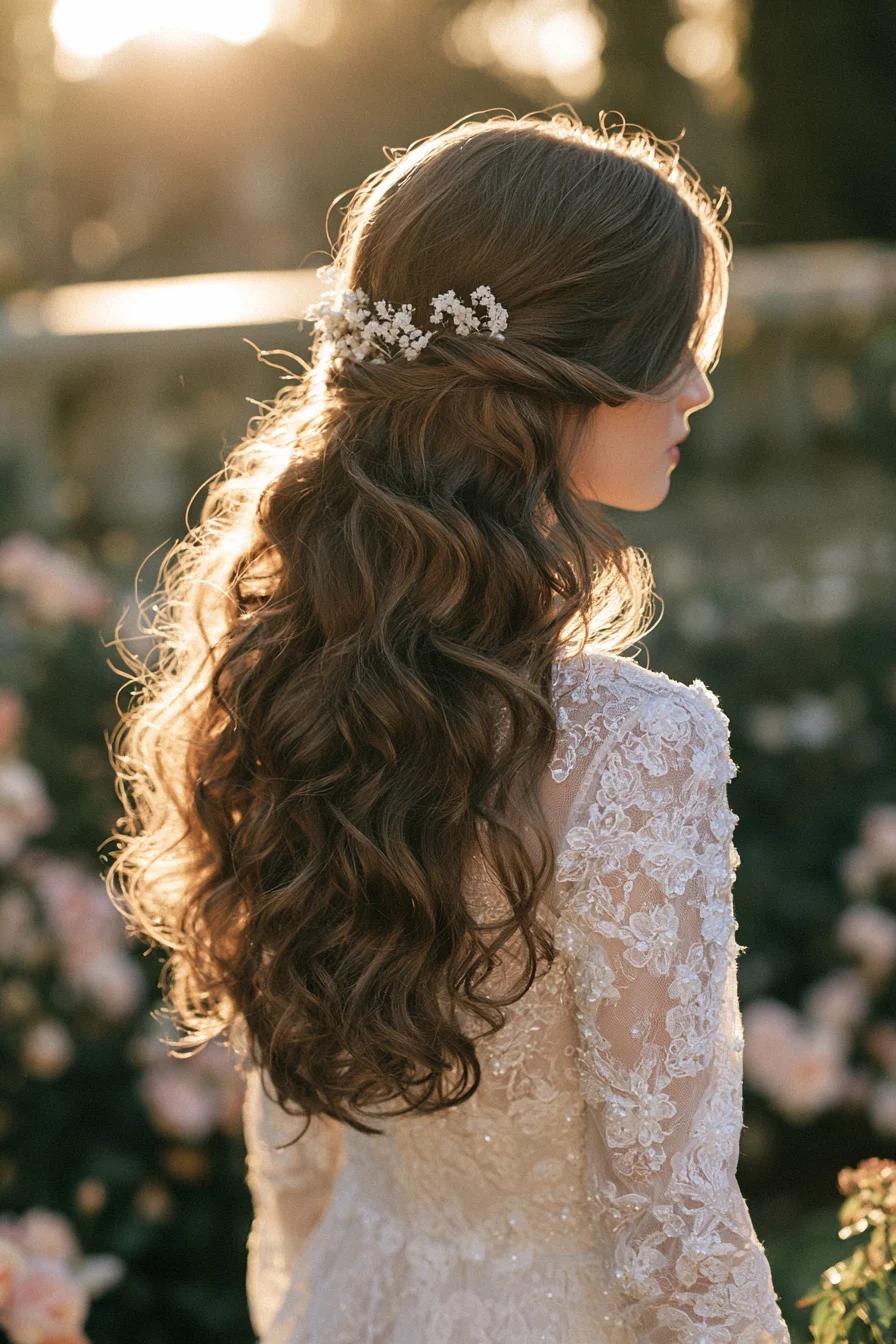22 cheerful curly hair with beautiful bounce
