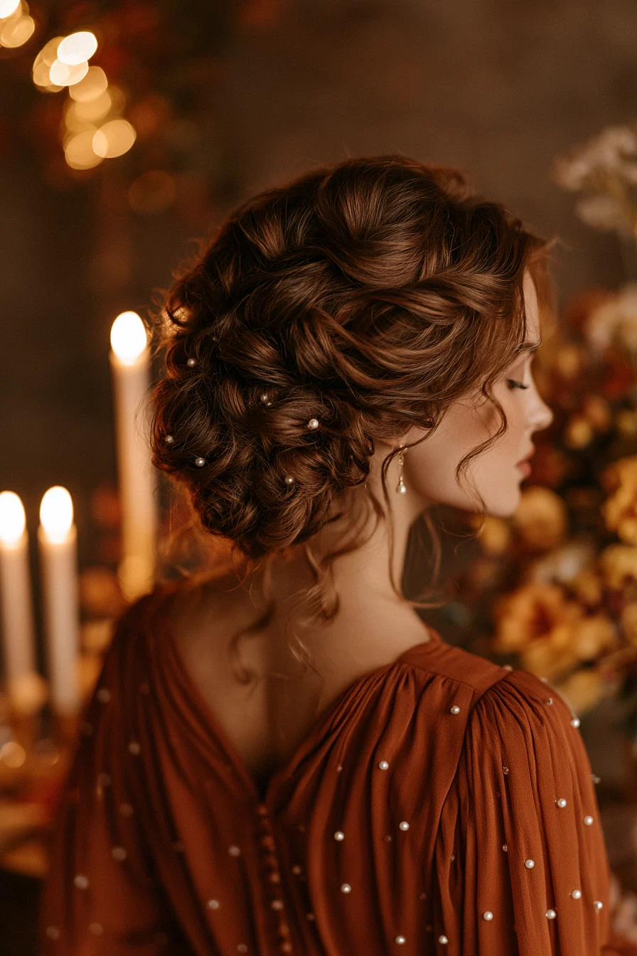 27 Gorgeous Thanksgiving Hairstyles to Make Your Holiday Look Extra Special 22 elegant twisted holiday updo