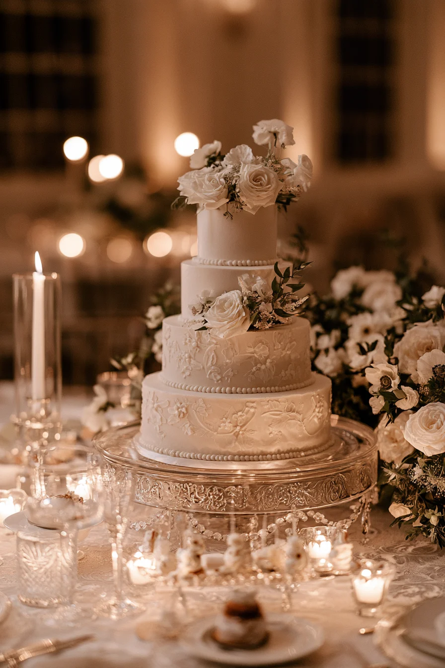 27 Creative Wedding Reception Ideas 23 beautiful wedding cake table styling ideas 1