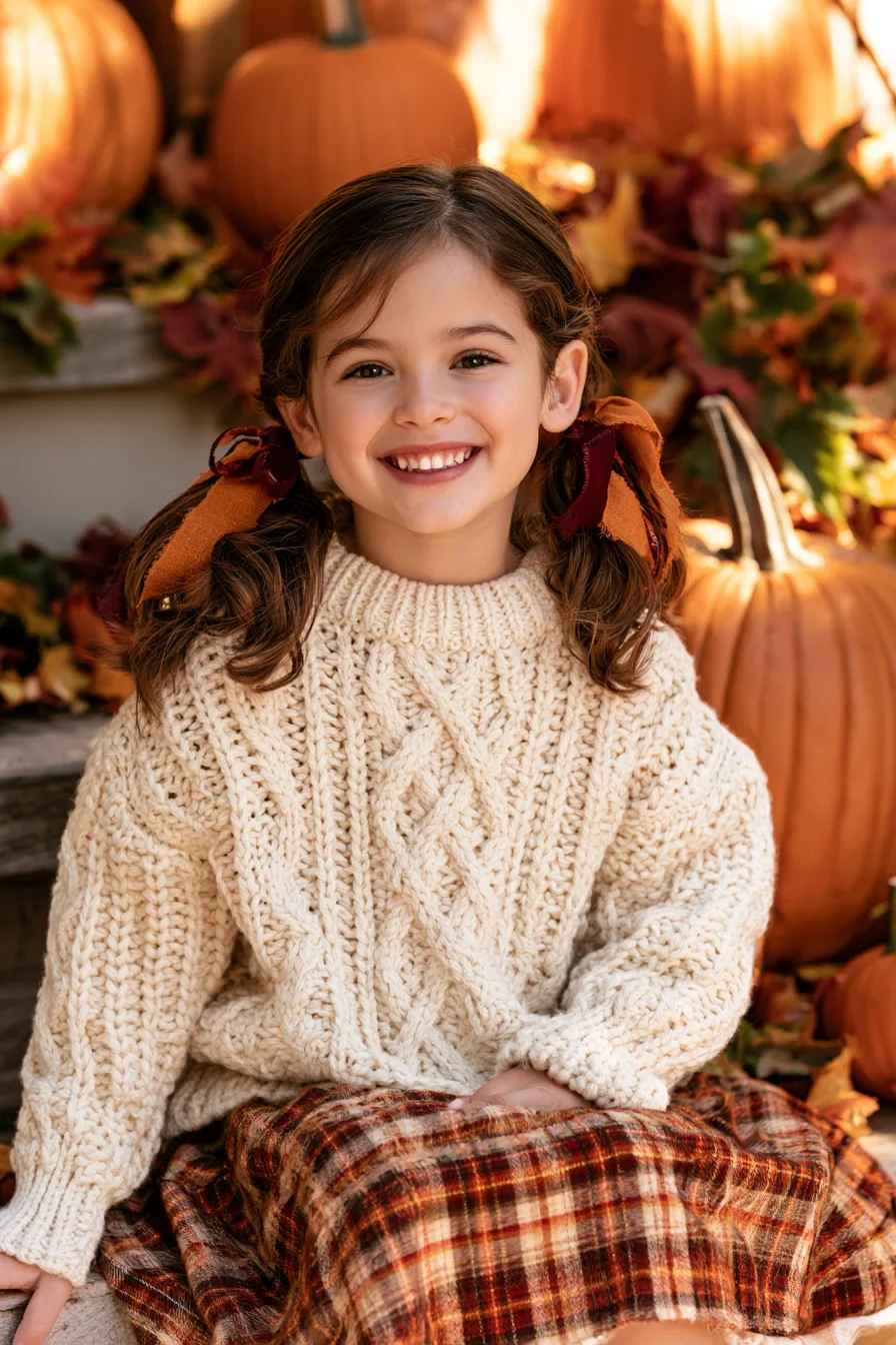 24 festive low pigtail hairstyle 1