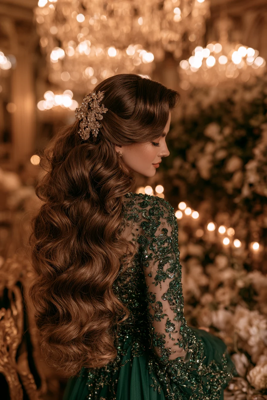 27 Sophisticated Wedding Guest Hairstyles for Any Dress 25 silky luxury hair ideas for weddings 1