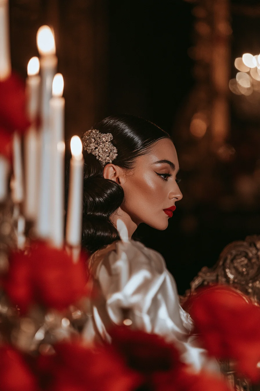 27 Wedding Hairstyles for Long Hair That Are Elegant Romantic and Picture Perfect 25 timeless vintage bridal waves 1