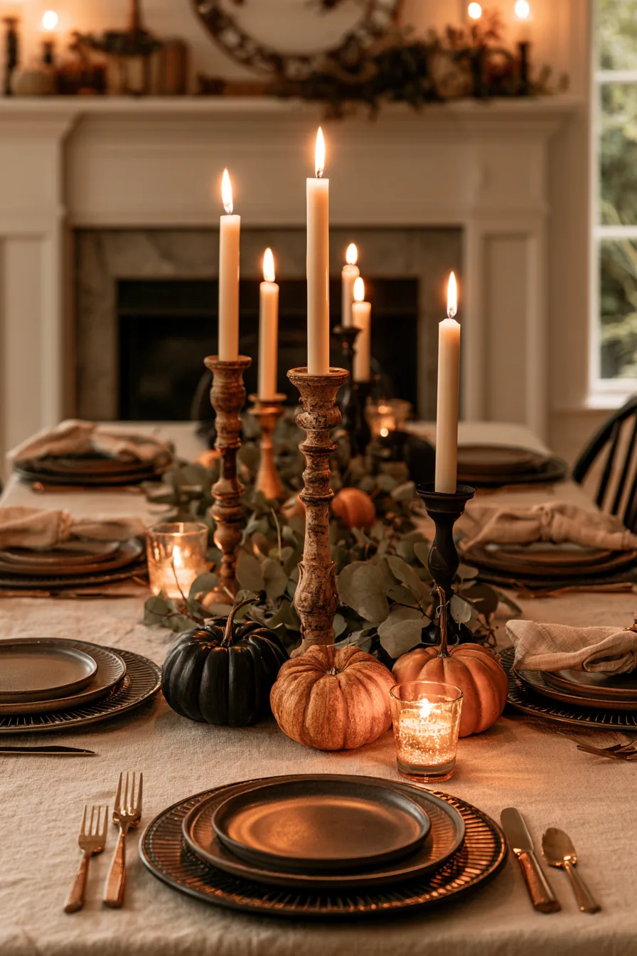 27 Halloween Party Ideas For Spooky Fun 26 sophisticated halloween dining decor ideas 1