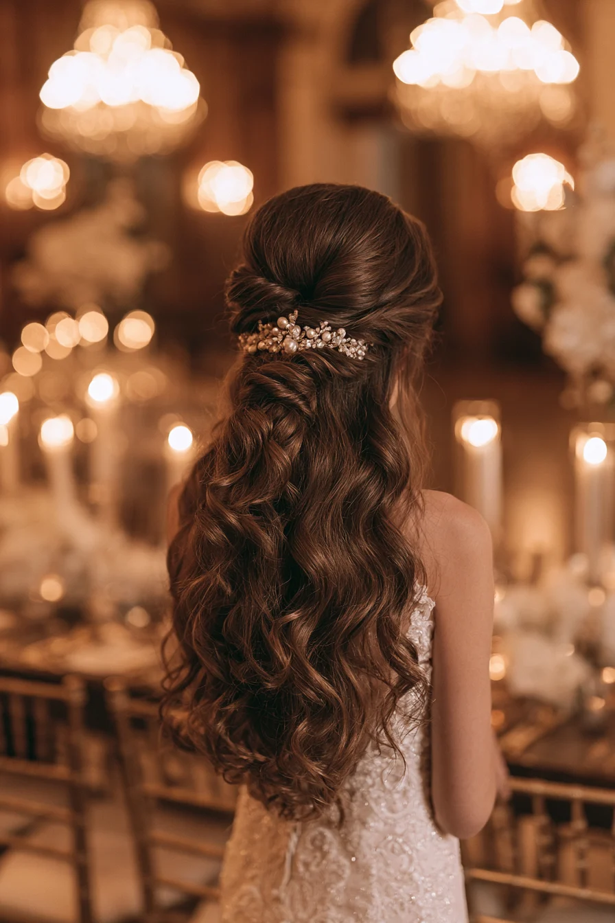 27 sophisticated twisted bridal hair 1
