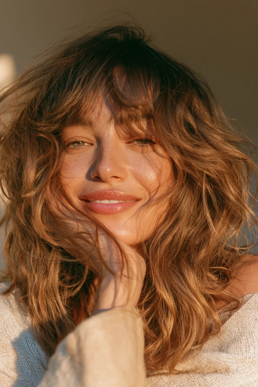 3 airy bangs and flowing lengths for effortless style
