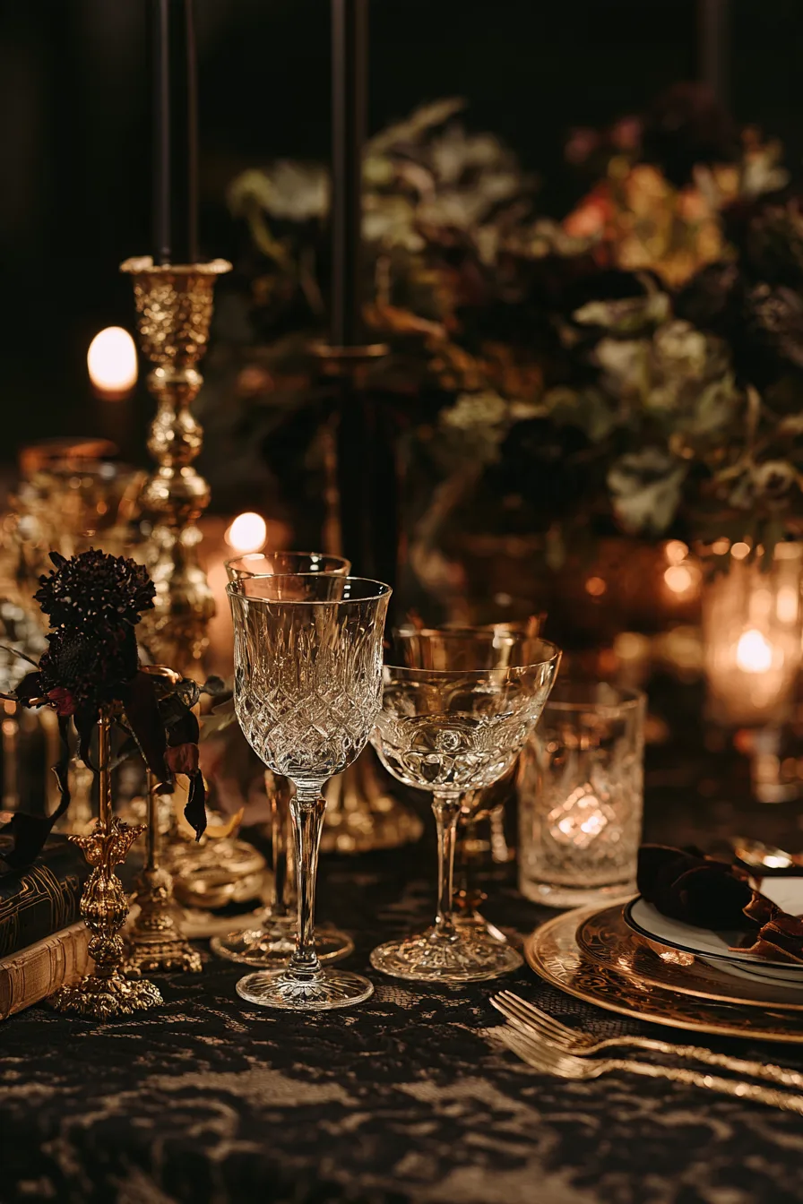 27 Haunted Wedding Ideas That Feel Magical 3 mysterious vintage touches for wedding decor 1