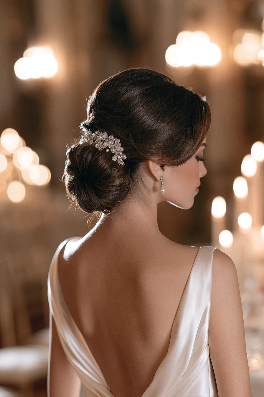 3 refined classic wedding hair twist 1
